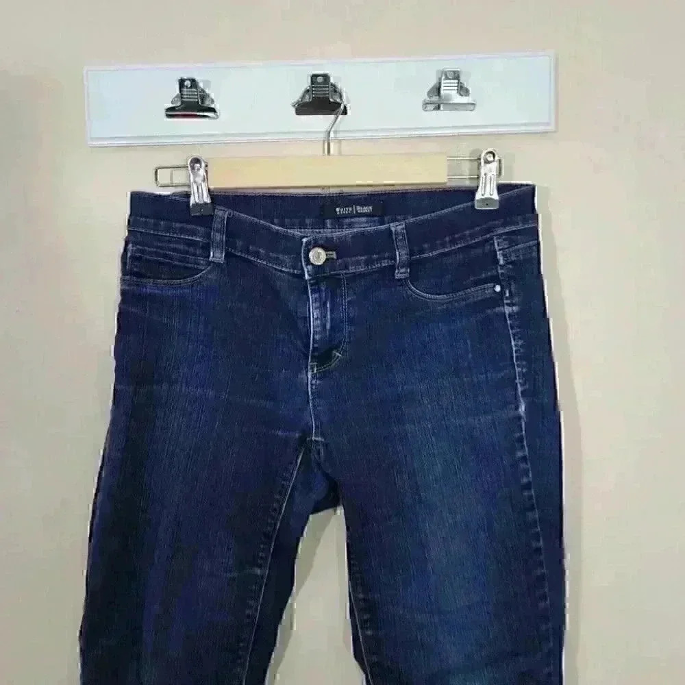 P2 White house black market  skinny jeans size small jegging jeans blue denim - Picture 3 of 8